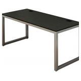 SHW Home Office 55-Inch Large Computer Desk, Espresso