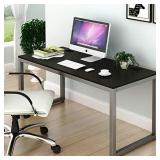 SHW Home Office 55-Inch Large Computer Desk, Espresso