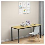 PAUKIN Modern Simplistic Computer Desk Office Table (63 Inch, Oak)