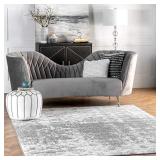 nuLOOM Misty Shades Deedra Area Rug, 6 ft Square, Grey nuLOOM Misty Shades Deedra Area Rug, 6 ft Square, Grey
