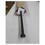 Serena Adjustable 48"-86" Curtain Rod with Cap Finials Serena Adjustable 48"-86" Curtain Rod with Cap Finials