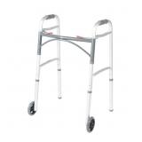 Drive Medical 10210-1 Deluxe Two Button Folding Walker with 5-Inch Wheels $42.59 Drive Medical 10210-1 Deluxe Two Button Folding Walker with 5-Inch Wheels $42.59