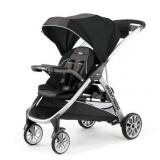 Chicco BravoFor2 Standing/Sitting Double Stroller, Iron Chicco BravoFor2 Standing/Sitting Double Stroller, Iron