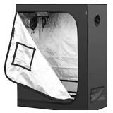 iPower 48"x24"x60" Mylar Hydroponic Water-Resistant Grow Tent with Observation Window and Removable Floor Tray for Plants Seedling, 24" x 48" x 60", 4 iPower 48"x24"x60" Mylar Hydroponic Water-Resistant Grow Tent with Observation Window and Removable Floor Tray for Plants Seedling, 24" x 48" x 60", 4