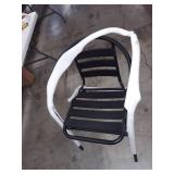 Flash Furniture Metal Restaurant Stack Chair with Aluminum Slats Flash Furniture Metal Restaurant Stack Chair with Aluminum Slats