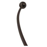 Zenna Home Never Rust Aluminum Tension Curved Shower Rod Zenna Home Never Rust Aluminum Tension Curved Shower Rod