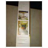 Kenney Weaver 1" Outdoor Window Curtain Rod, 72"-144", Black Kenney Weaver 1" Outdoor Window Curtain Rod, 72"-144", Black