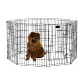 Midwest 36" Black Exercise Pen with Door Midwest 36" Black Exercise Pen with Door