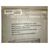 Midwest 36" Black Exercise Pen with Door Midwest 36" Black Exercise Pen with Door