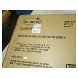 Summer Indoor & Outdoor Multi-Function Walk-Thru Plastic Gate Baby Gate, Gray - 28in Tall, Fits Openings 26in-41in Wide Without Hinge and 27.5in-42in Wide with Hinge, Baby and Pet Gate Summer Indoor & Outdoor Multi-Function Walk-Thru Plastic Gate Baby Gate, Gray - 28in Tall, Fits Openings 26in-41in Wide Without Hinge and 27.5in-42in Wide with Hinge, Baby and Pet Gate