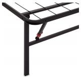 Amazon Basics Foldable, 14" Black Metal Platform Bed Frame with Tool-Free Assembly, No Box Spring Needed - California King Amazon Basics Foldable, 14" Black Metal Platform Bed Frame with Tool-Free Assembly, No Box Spring Needed - California King