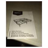 Amazon Basics Foldable, 14" Black Metal Platform Bed Frame with Tool-Free Assembly, No Box Spring Needed - California King Amazon Basics Foldable, 14" Black Metal Platform Bed Frame with Tool-Free Assembly, No Box Spring Needed - California King