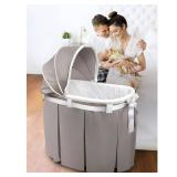 Wishes Oval Bassinet - Full Length Skirt Wishes Oval Bassinet - Full Length Skirt