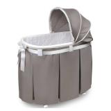 Wishes Oval Bassinet - Full Length Skirt Wishes Oval Bassinet - Full Length Skirt
