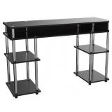 Convenience Concepts Designs2Go No Tools Student Desk, Black Convenience Concepts Designs2Go No Tools Student Desk, Black