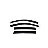 AVS 80-98 Ford F-250 Super Duty Supercrew Ventvisor Outside Mount Window Deflectors 4pc - Smoke AVS 80-98 Ford F-250 Super Duty Supercrew Ventvisor Outside Mount Window Deflectors 4pc - Smoke