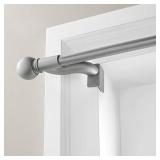 Maytex 6099 Easy to Install Adjustable Tension Decorative Window Curtain Rod, 48 inches to 84 inches, Brushed Nickel Maytex 6099 Easy to Install Adjustable Tension Decorative Window Curtain Rod, 48 inches to 84 inches, Brushed Nickel