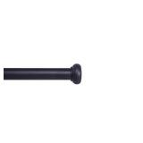 Kenney KN90001 Weaver Outdoor Window Curtain Rod, 72-144", Black Kenney KN90001 Weaver Outdoor Window Curtain Rod, 72-144", Black
