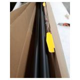 Kenney KN90001 Weaver Outdoor Window Curtain Rod, 72-144", Black Kenney KN90001 Weaver Outdoor Window Curtain Rod, 72-144", Black