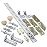 National Hardware N343-731 Folding Door Hardware Set, 60 inch, White National Hardware N343-731 Folding Door Hardware Set, 60 inch, White