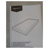 Amazon Basics Smart Box Spring Bed Base, 5-Inch Mattress Foundation - Twin Size, Tool-Free Easy Assembly Amazon Basics Smart Box Spring Bed Base, 5-Inch Mattress Foundation - Twin Size, Tool-Free Easy Assembly