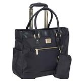 Kenneth Cole Reaction Runway Call Nylon-Twill Laptop & Tablet Business Travel, Black Wheeled Tote, One Size Kenneth Cole Reaction Runway Call Nylon-Twill Laptop & Tablet Business Travel, Black Wheeled Tote, One Size