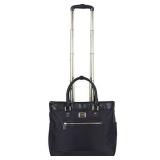 Kenneth Cole Reaction Runway Call Nylon-Twill Laptop & Tablet Business Travel, Black Wheeled Tote, One Size Kenneth Cole Reaction Runway Call Nylon-Twill Laptop & Tablet Business Travel, Black Wheeled Tote, One Size