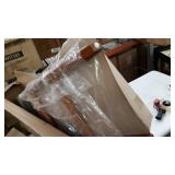 Milano Padded Barstool Upholstered Seat & Back Brown - Linon Milano Padded Barstool Upholstered Seat & Back Brown - Linon