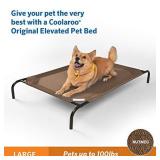 Coolaroo The Original Elevated Pet Bed, Large, Nutmeg Coolaroo The Original Elevated Pet Bed, Large, Nutmeg