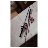 Two Zebco 33 Him/Her Fishing Poles Two Zebco 33 Him/Her Fishing Poles