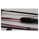 Two Zebco 33 Him/Her Fishing Poles Two Zebco 33 Him/Her Fishing Poles