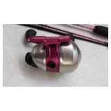 Two Zebco 33 Him/Her Fishing Poles Two Zebco 33 Him/Her Fishing Poles