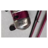 Two Zebco 33 Him/Her Fishing Poles Two Zebco 33 Him/Her Fishing Poles