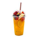 LIDS ONLY: 100-CT Disposable Clear Dome Lids for Basic Nature Cold Drinking Cup: Perfect for Juice Shops, Delis, & Takeout - Compostable and Biodegradable PLA Plastic Cup Lids - Restaurantware LIDS ONLY: 100-CT Disposable Clear Dome Lids for Basic Nature Cold Drinking Cup: Perfect for Juice Shops, Delis, & Takeout - Compostable and Biodegradable PLA Plastic Cup Lids - Restaurantware