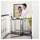 Toddleroo by North States 47.85" Wide Easy Swing & Lock Baby Gate: Ideal for Wider Areas and stairways. Hardware Mount. Fits Openings 28.68" - 47.85" Wide (31" Tall, Matte Bronze) Toddleroo by North States 47.85" Wide Easy Swing & Lock Baby Gate: Ideal for Wider Areas and stairways. Hardware Mount. Fits Openings 28.68" - 47.85" Wide (31" Tall, Matte Bronze)