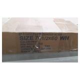 US Window And Floor 2" Faux Wood 70.5" W x 60" H, Inside Mount Cordless Blinds, 70.5 x 60, White US Window And Floor 2" Faux Wood 70.5" W x 60" H, Inside Mount Cordless Blinds, 70.5 x 60, White