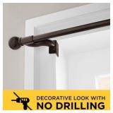 Smart Rods Twist and Shout No Drill Adjustable Window Curtain Tension Rod Smart Rods Twist and Shout No Drill Adjustable Window Curtain Tension Rod