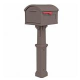 Gibraltar Mailboxes Grand Haven Extra Large, Plastic, Mailbox and Post Combo, Mocha, GHC40M01 Gibraltar Mailboxes Grand Haven Extra Large, Plastic, Mailbox and Post Combo, Mocha, GHC40M01
