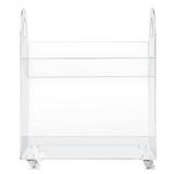 Babyletto Presto Acrylic Bookcase and Cart - Clear Babyletto Presto Acrylic Bookcase and Cart - Clear