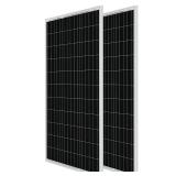 Renogy 100-Watt 12-Volt Monocrystalline Solar Panel Compact Design (2-Piece) - GOOD CONDITION Renogy 100-Watt 12-Volt Monocrystalline Solar Panel Compact Design (2-Piece) - GOOD CONDITION