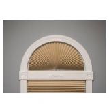 Original Arch Light Blocking Pleated Fabric Shade, Natural, 72" x 36" Original Arch Light Blocking Pleated Fabric Shade, Natural, 72" x 36"
