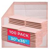 Premium Disposable Underpads 30x36 (Packed 4x25 Case) Ultra Absorbent Chux Incontinence Bed Pads, Pet Training Pads X-Large 100/Case Premium Disposable Underpads 30x36 (Packed 4x25 Case) Ultra Absorbent Chux Incontinence Bed Pads, Pet Training Pads X-Large 100/Case