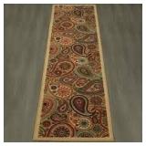 Ottohome Collection Contemporary Paisley Design Beige 1 ft. 8 in. x 4 ft. 11 in. Runner Rug Ottohome Collection Contemporary Paisley Design Beige 1 ft. 8 in. x 4 ft. 11 in. Runner Rug