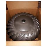 Master Flow 14 in. Aluminum Internally Braced Turbine Head in Weathered Wood, Weatherwood Master Flow 14 in. Aluminum Internally Braced Turbine Head in Weathered Wood, Weatherwood