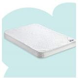 hiccapop Mattress Pad [Exclusively Fits 4moms Breeze GO Portable Travel Playard & Breeze Plus Portable Playard ONLY] | Dual Sided w/Firm Side (for Babies) & Soft Memory Foam Side