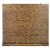 Radiance Cord Free, Roll-up Reed Shade, Natural, 48 x 72, Cocoa Radiance Cord Free, Roll-up Reed Shade, Natural, 48 x 72, Cocoa