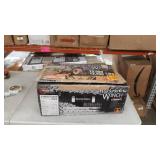 RUGCEL 12000lb Waterproof Electric Synthetic Rope Winch with Hawse Fairlead, Wired Handle and 2 Wireless Remote