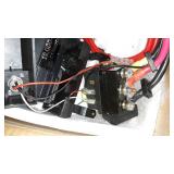 RUGCEL 12000lb Waterproof Electric Synthetic Rope Winch with Hawse Fairlead, Wired Handle and 2 Wireless Remote