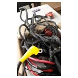 RUGCEL 12000lb Waterproof Electric Synthetic Rope Winch with Hawse Fairlead, Wired Handle and 2 Wireless Remote