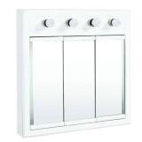 Design House Concord 30 inch Medicine Cabinet in White Gloss
